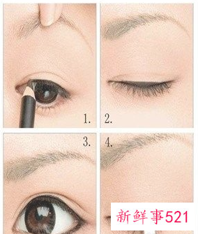 怎么画眼线轻松变成电眼妹子