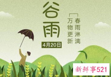 赞美谷雨节气的短句