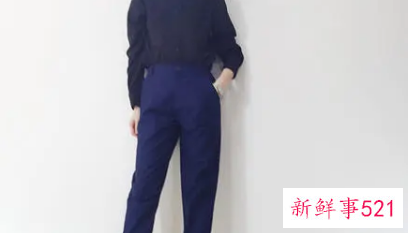 藏青色卫衣配什么裤子好看