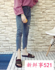 女生束脚裤配什么鞋子