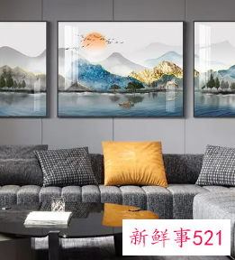 客厅沙发背景墙画