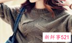 圆领毛衣如何穿搭