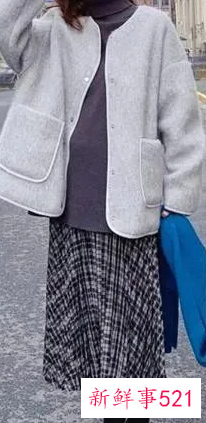 冬天穿裙子配什么外套好看