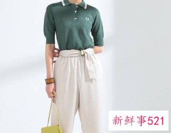 那种polo衫配黑色休闲裤子好看