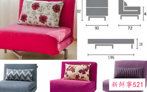 双人沙发床尺寸介绍