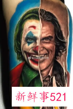 小丑纹身图案