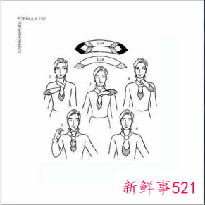 窄丝巾的20种系法图解
