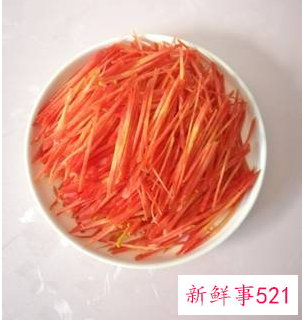 胡萝卜丝凉拌的做法