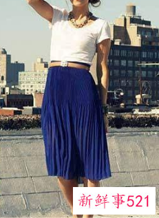 夏季半身裙配什么上衣