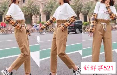 黑色白点点裤配什么上衣女