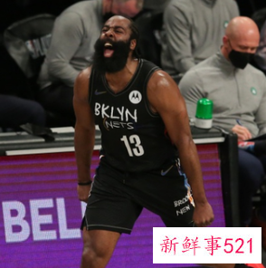 哈登因右腿筋紧张确定缺席篮网雄鹿第二战