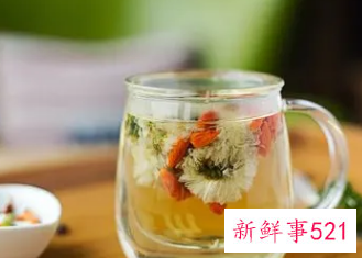 玫瑰花白菊花枸杞茶的功效