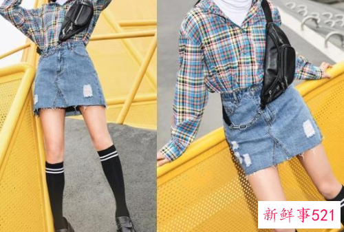 半身长裙配什么外套