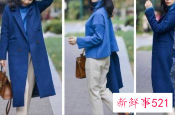 灰色大衣可配浅蓝色毛衣吗