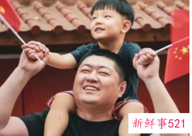 和儿子同框的说说