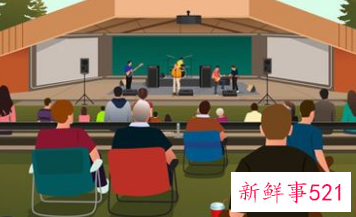 梦见好多人聚集在一起看演出