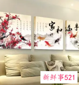 客厅沙发背景墙画