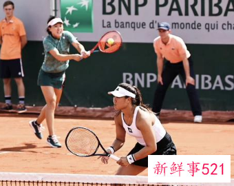 中国金花3人挺进法网女双16强