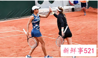 中国金花3人挺进法网女双16强