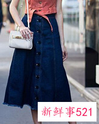 时尚潮流的a字裙搭配