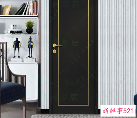 黑色木门配什么墙体颜色好