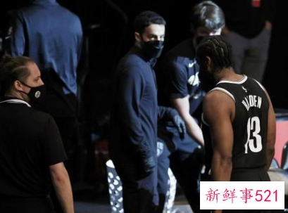 哈登因右腿筋紧张确定缺席篮网雄鹿第二战