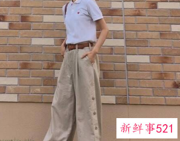 那种polo衫配黑色休闲裤子好看