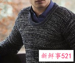 圆领毛衣如何穿搭
