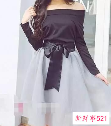 黑色t搭配什么裙子