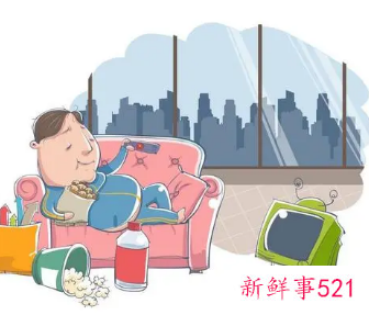 长时间看电视可引起电视肥胖症