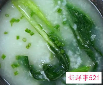 电饭锅煲青菜粥