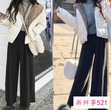 冬天穿羽绒服配什么裤子