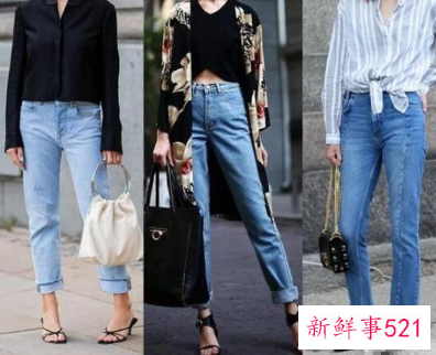 直筒牛仔裤配什么鞋子图片