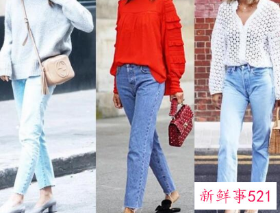 直筒牛仔裤配什么鞋子图片