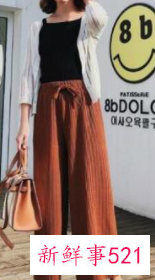 1米5小个子阔腿裤搭配