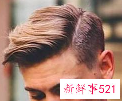 搭配西装的发型