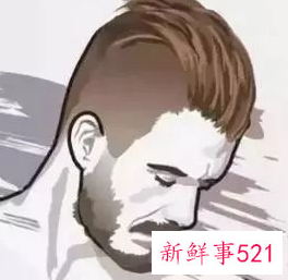 搭配西装的发型