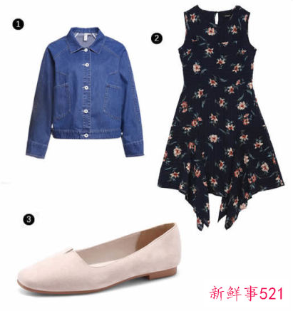 牛仔外套的时尚穿搭