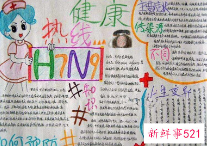 小学生健康知识手抄报