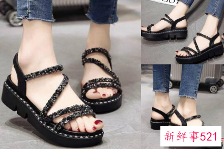 凉鞋黑色和白色哪个好看