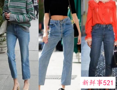 直筒牛仔裤配什么鞋子图片