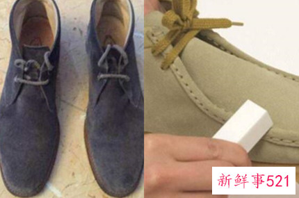 绒面鞋子洗完变硬怎么办
