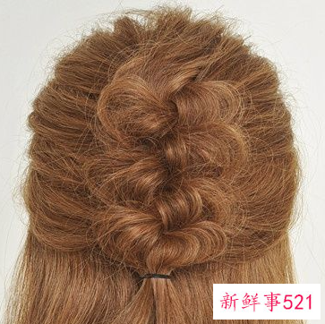 夹子怎么盘头发