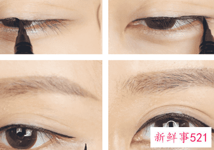 眼线怎么画教程