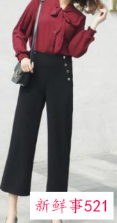 1米5小个子阔腿裤搭配