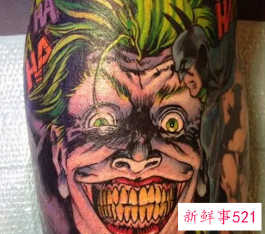 小丑纹身花臂