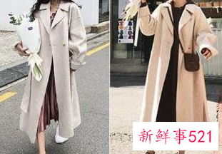 白色毛呢大衣配什么颜色毛衣好看