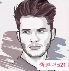 搭配西装的发型