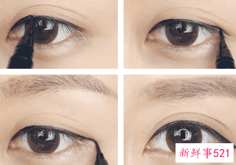 眼线怎么画教程