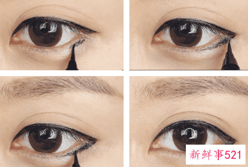 眼线怎么画教程